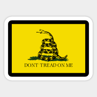 Don't Tread on Me - The Gadsden Flag Sticker